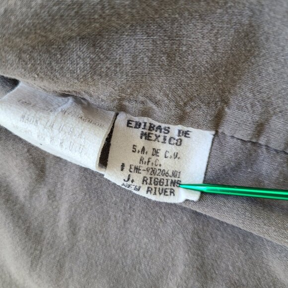 Vintage Men's Fishing Vest S Khaki Canvas Outdoor Made in USA New River Co - Picture 6 of 10